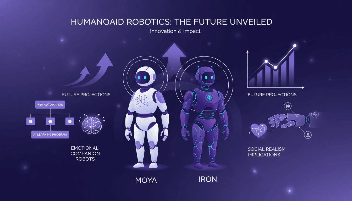 Humanoid Robots: Moya and Iron, Challenges Ahead