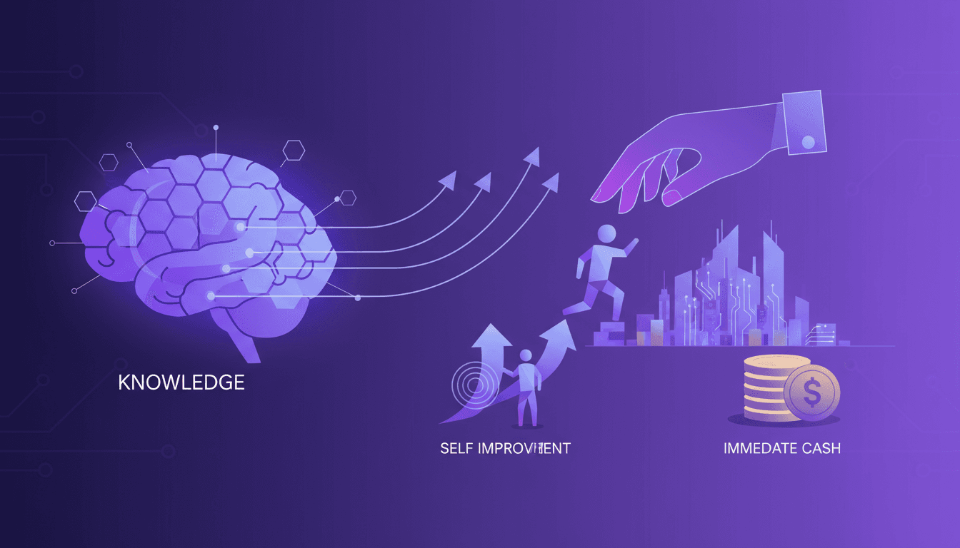 Choosing Knowledge Over Cash: My Journey