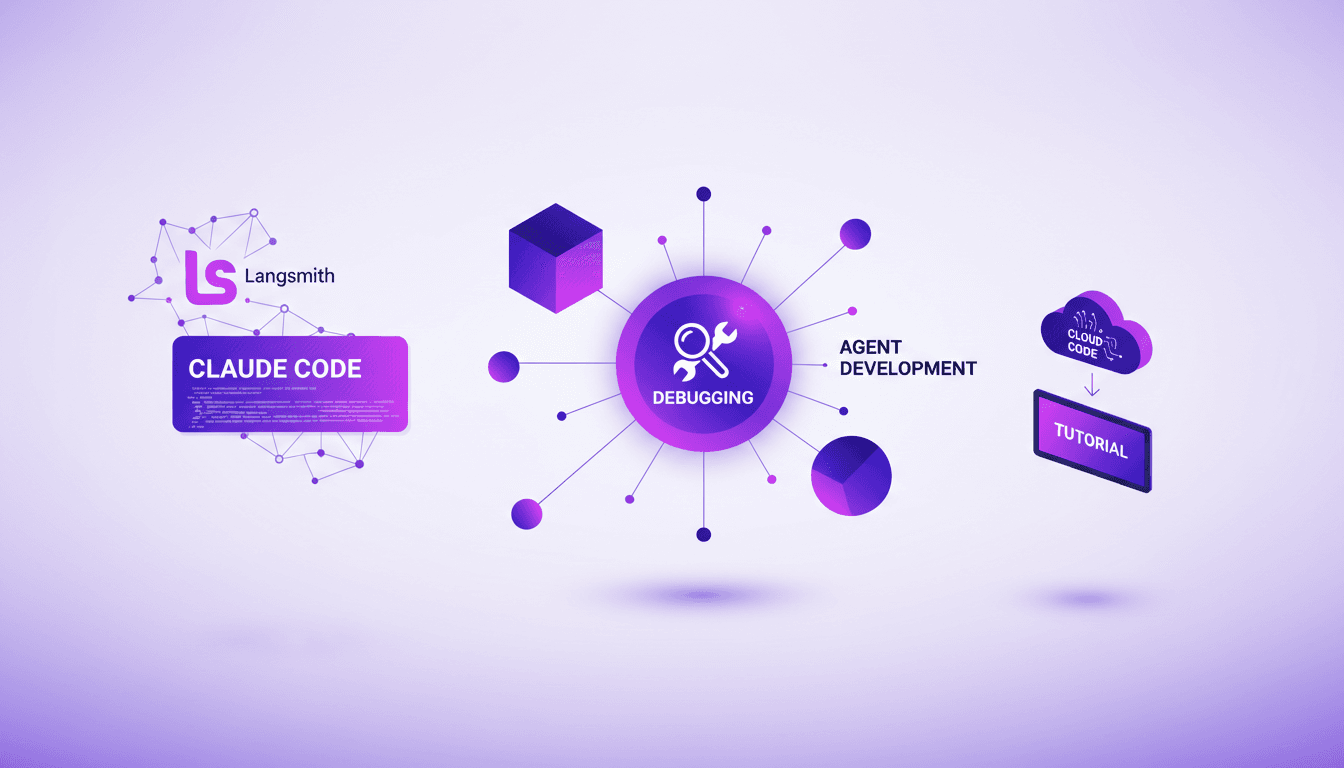Integration of Langsmith with code agents to enhance AI debugging workflows.