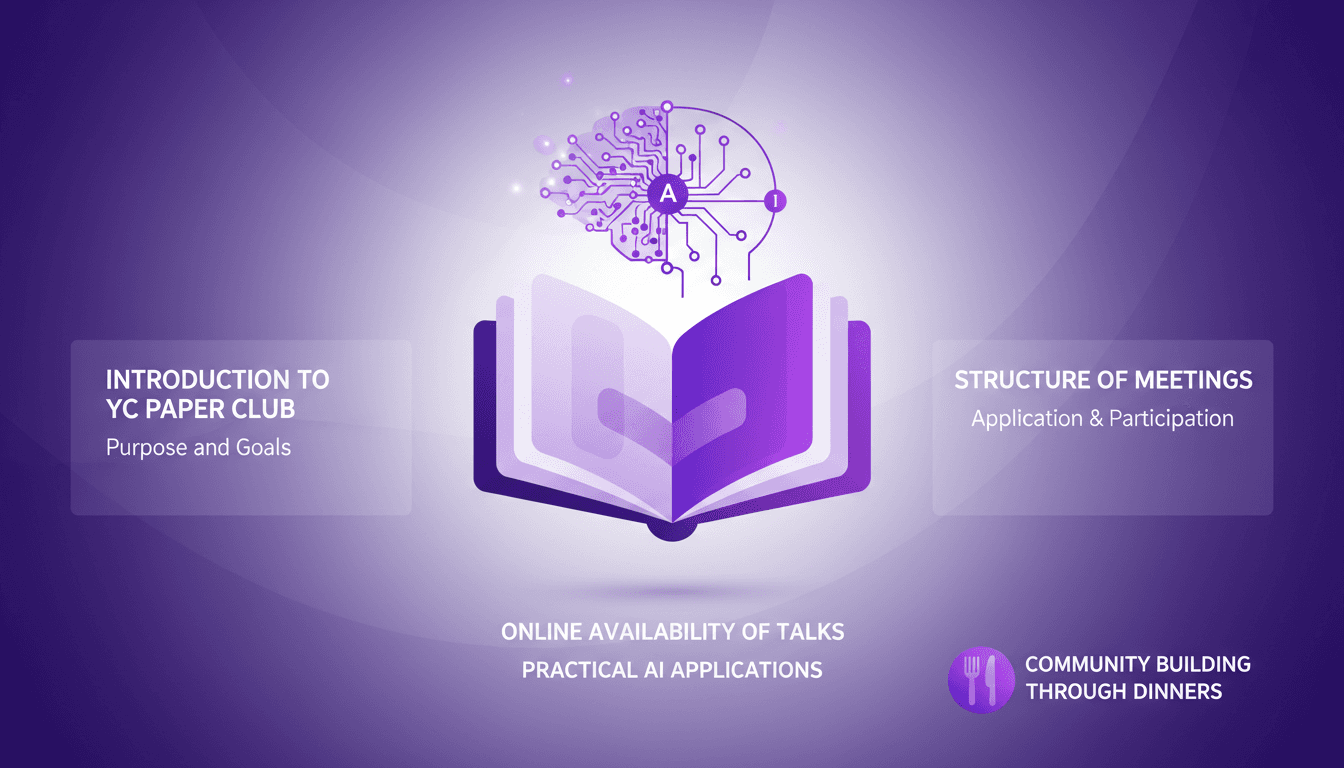 YC Paper Club: Goals and Structure