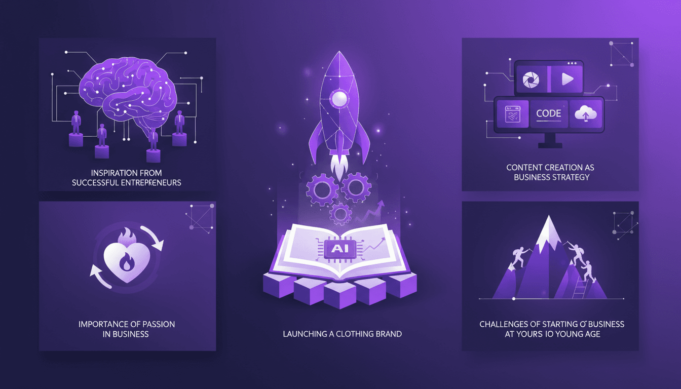 Entreprendre jeune: Lancer sa marque de vêtements